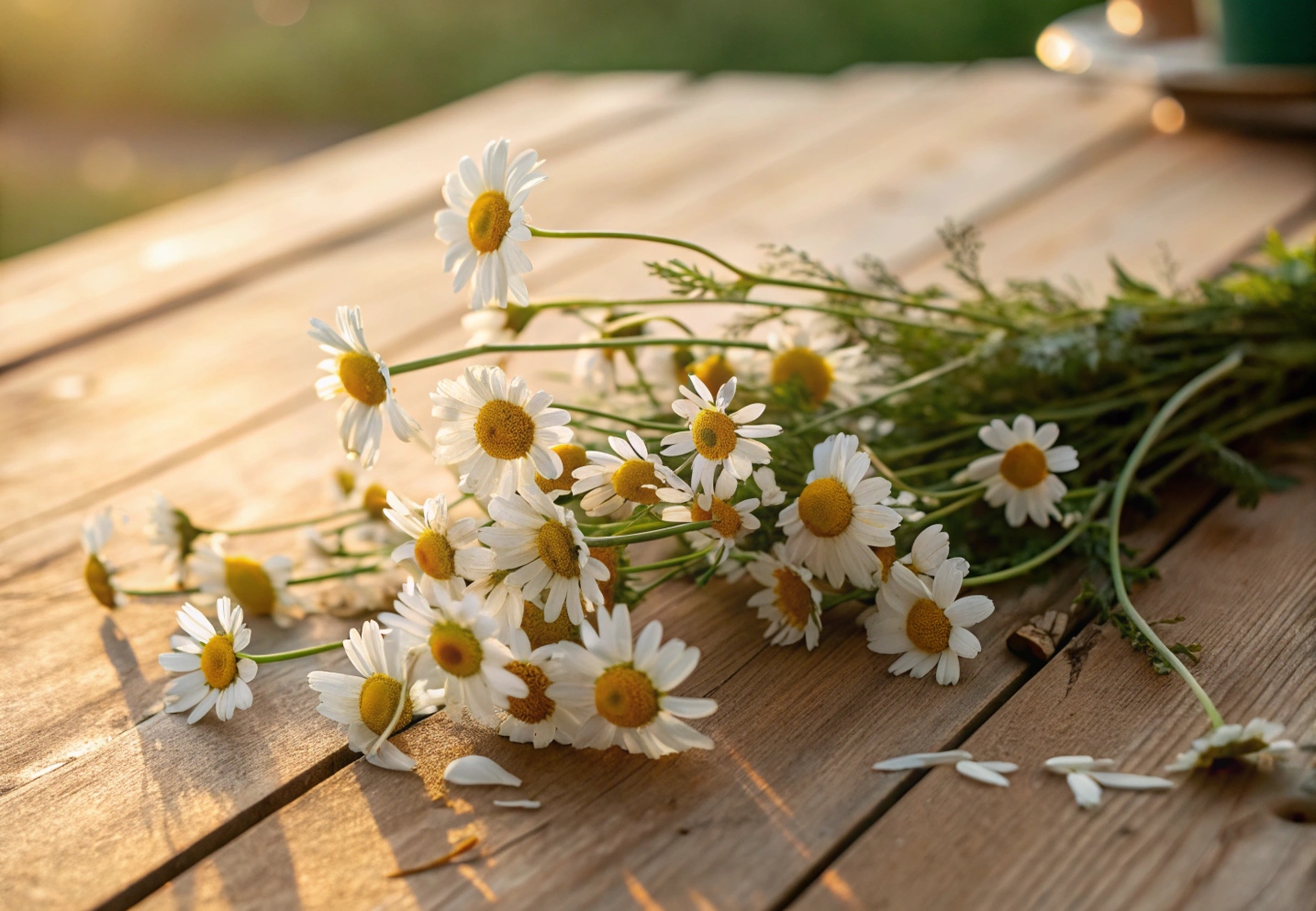 Kamille bloemen